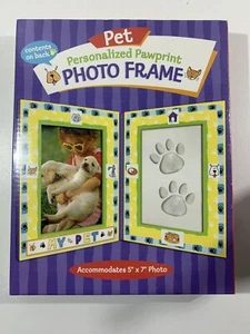 Pet Personalised (Personalized) Paw Print Photo Frame Kit Brand New Sealed - Picture 1 of 2