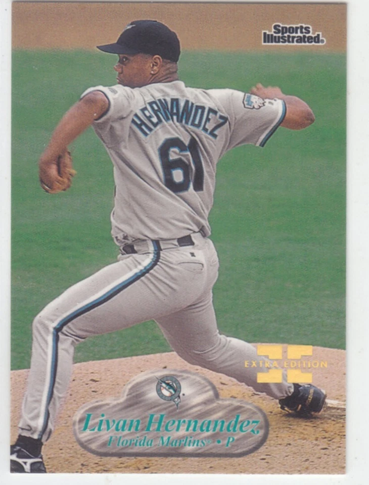 1998 Fleer Sports Illustrated LIVAN HERNANDEZ /250 EXTRA EDITION FLORIDA MARLINS - Image 1 of 1