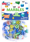 50 Piece Marbles - Colorful Glass Marble for Kids Games | 49 Players and 1 Shoot