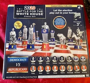 2020 "Limited Edition" Battle For The White House Chess Set- COMPLETE- NIB!! - Picture 1 of 10