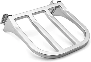 Wsays Sissy Bar Backrest Luggage Rack Detachable Chrome Compatible with Harley S - Picture 1 of 9