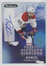 2021 Upper Deck Fall Promotion Parkhurst Priority Signings /75 Alex Belzile Auto