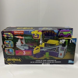 DC BatWheels Batman & Joker "Legion Of Zoom Launching HQ" DAMAGED BOX - Picture 1 of 2