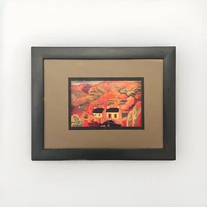 SEG0478 ARMAND SÉGUIN The Two Cottages Fauve Expressionist NYOffset Litho. Crown - Picture 1 of 4