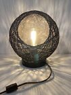 Woven Bedside Table Lamp for Bedroom Or End Table Or Anywhere Light Is Needed