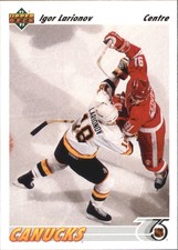 1991-92 (CANUCKS) Upper Deck French #298 Igor Larionov