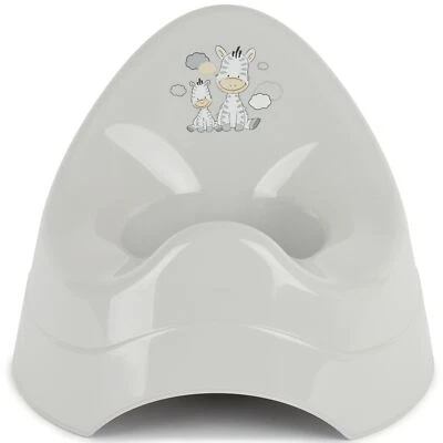 SUPA GMBH Kinder Töpfchen mit Musik Zebra Motiv Toilettentrainer Baby WC Klositz Kind