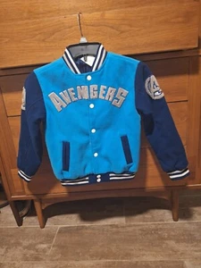 Disney Store Avengers Boy's Varsity Jacket 5/6 - Picture 1 of 2