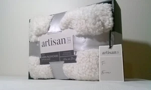 Artisan 34 Sherpa Pillowcases with Eye Mask Queen 30" X 20" soft fluffy comfort - Picture 1 of 3