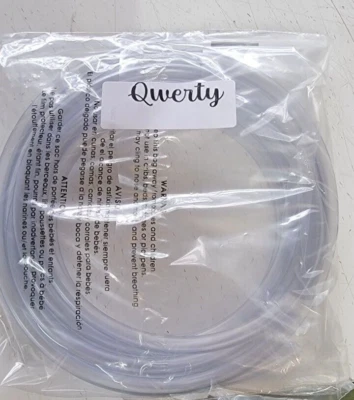 Tubo Qwerty 1/4" diámetro interior 10 pies PVC transparente vinilo tubo/manguera flexible Foto 1 de 4