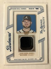 2010 Topps 206 Relics Mini Piedmont Framed Brian McCann #TR-BMC
