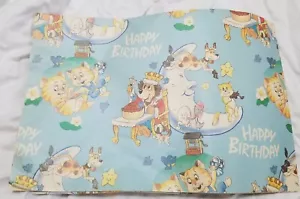 Vintage Birthday Wrapping Paper Nursery Rhyme Theme 1 X Page 48x65cm New - Picture 1 of 4