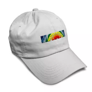 Soft Women Baseball Cap Hawaii Beach Rainbow Embroidery Dad Hats for Men - Picture 1 of 55