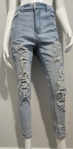 No Boundaries High Waisted Skinny Jeans ~ Jr Women Size 13 - Picture 1 of 11