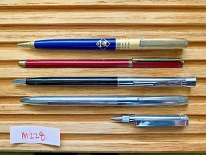 Vintage fancy office pen lot - collapsable, skinny & Boy Scouts pencil M228 - Picture 1 of 2