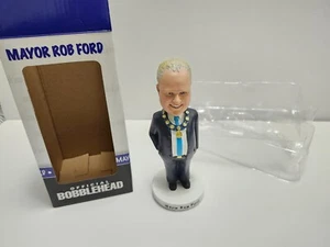 ROB FORD BOBBLEHEAD RARE NIB TORONTO MAYOR ROB FORD ROBBIE BOBBIES CHAIN OF OFFI - Picture 1 of 15