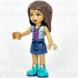 LEGO® Friends Andrea Minifigura Falda Azul Oscuro Chaqueta Sobre la Parte Superior 41677 frnd456 - Imagen 1 de 3