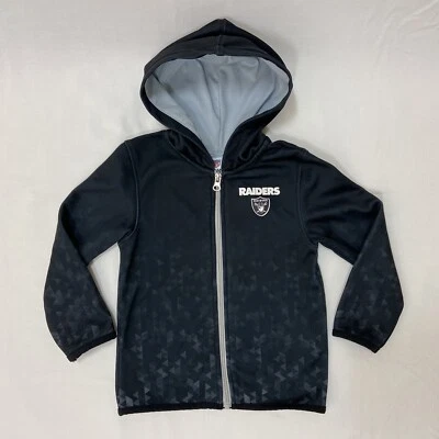 🏈 4T Лас-Вегас рейдеры логотип толстовка с капюшоном ребенка ясельного возраста девочек 🏈 молнии свитер Окленд LA - Изображение 1 из 4