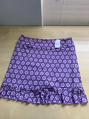Golftini Make It A Double Womens XL or 2XL Purple Navy Golf Pickleball Skort NEW - Image 1 of 4