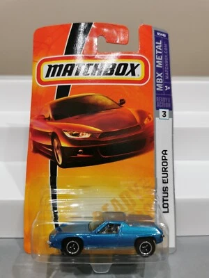 Matchbox MBX Metal Blue Lotus Europa Special 1972 Ready For Action 3 - 2008 New - Image 1 of 3