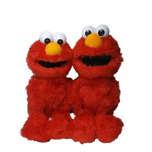 Seasame Street Plush 2 ELMO's Luv's to Hug Singing, Talking 14” Spanish & Englis - Picture 1 of 10