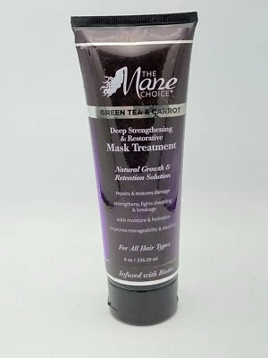 The Mane Choice Green Tea & Carrot Deep Strengthening Mask Treatment 8 oz NEW - Image 1 of 4
