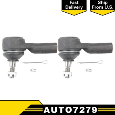 Juego de 2 piezas Tierod de extremo de varilla de amarre de dirección exterior para Ford EXP 1982-1988 Foto 1 de 4