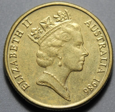 Australia 1 dollar 1986 “International Year of Peace” - Image 1 of 2