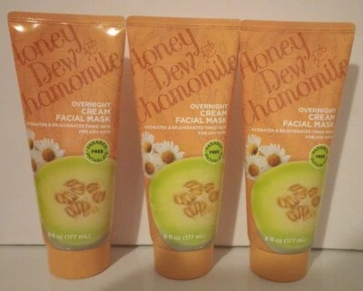 3 Honeydew And Chamomile Overnight Cream Facial Mask For Dry Skin 6 OZ/177 mL  - Image 1 of 4