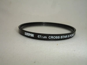 SUNPAK 67mm CS filter, Cross Screen Star 8 Point - Picture 1 of 2