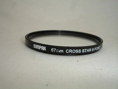 SUNPAK 67mm CS filter, Cross Screen Star 8 Point - Image 1 of 2