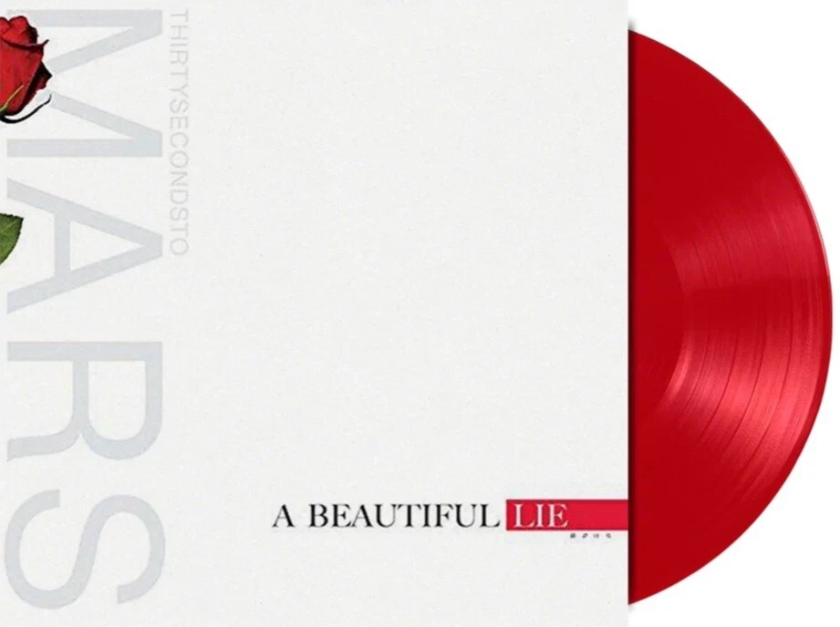 Thirty Seconds To Mars: A Beautiful Lie - New 1 LP Limited Edition Red Vinyl  - Image 1 of 3