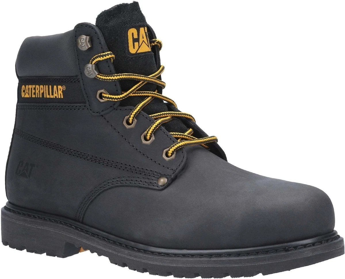 CAT Herren Striver Sicherheitsstiefel – Mit Stahlkappe, Rutschfester Sohle & Weichem Fußbett