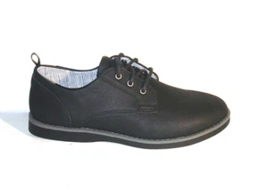 Jugendliche Jungen Wonder Nation schwarze elegante Oxford-Schuhe verschiedene Größen NEU - Bild 1 von 7