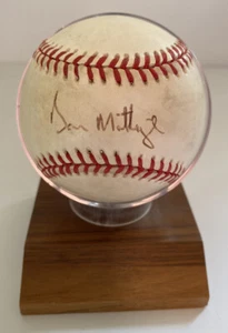 Auténtico de béisbol autografiado de colección de las Grandes Ligas de los Yankees de Nueva York Don Mattingly - Imagen 1 de 2