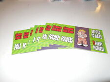 GARBAGE PAIL KIDS BNS2 COMPLETE FOLDEES SET OF 10 2013 BRAND-NEW SERIES 2