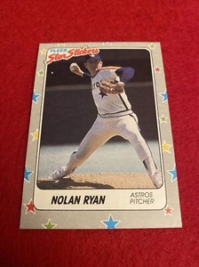 1988 Nolan Ryan Fleer Star Sticker #88
