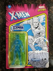Marvel Legends Retro Unpunched ICEMAN X-MEN 3.75” Figure Kenner Hasbro 2021 HTF - Picture 1 of 4