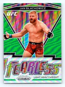 JAN BLACHOWICZ 2021 PANINI PRIZM UFC - RETAIL GREEN SP FEARLESS - Bild 1 von 2