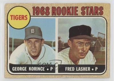 1968 Topps 1968 Rookie Stars Fred Lasher George Korince #447 Rookie RC - Image 1 of 2