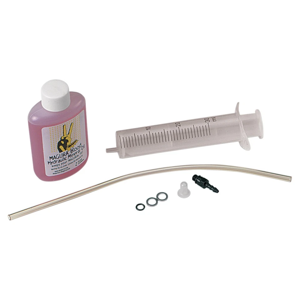 Magura 1999 Kawasaki KDX220R Replacement Bleeding Kit with Mineral Oil Fluid - Image 1 of 2