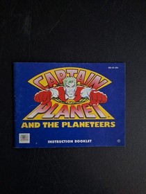 Captain Planet and the Planeteers (Nintendo, NES) Manual Only 