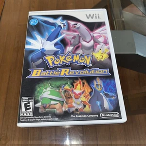 Videojuego Pokemon Battle Revolution Nintendo Wii 2007 probado funciona con folleto - Imagen 1 de 5