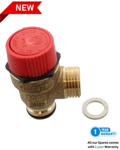 Baxi 7683976 Pressure Relief Valve Kit PRV – Fits Baxi, Main, Potterton Boilers - Picture 1 of 1