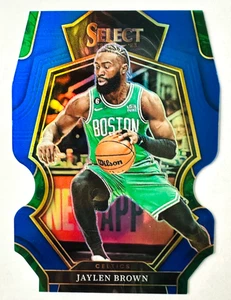 2022-23 Panini Select Jaylen Brown Die Cut BLUE Prizm Card SP #/249 Celtics Star - Picture 1 of 3