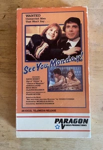 See You Monday! VHS 1985 Paragon Video Productions Drama Movie French-Canadian - Picture 1 of 4