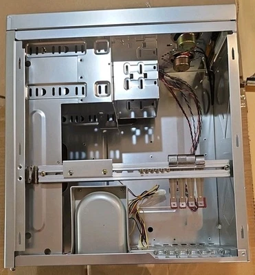 Vintage Retro Aluminum PC ATX Mid Tower Silver Computer Case AL-ATX4383+DSL Rare - Image 1 of 4