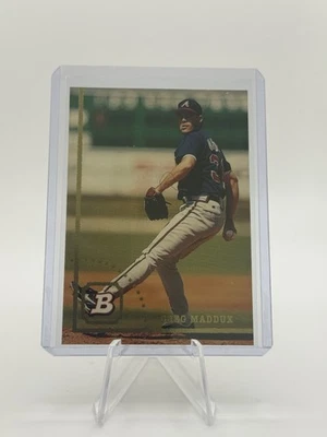 1994 Bowman Baseball Card #245 Greg Maddux Pitcher Atlanta Braves - Image 1 of 2