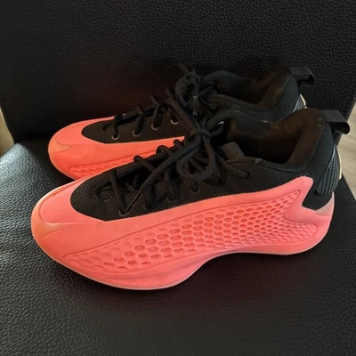 Size 4.5 Acid Red Adidas AE1 Anthony Edwards Basketball Youth Boys Grade school - Image 1 of 4