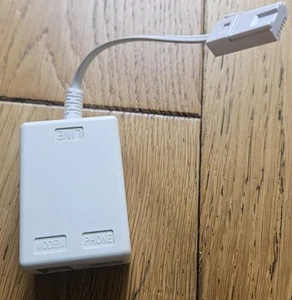 White ADSL Micro Filter For Phone and Broadband - Picture 1 of 3